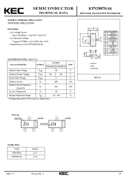 Datasheet KTN2907AS manufacturer KEC